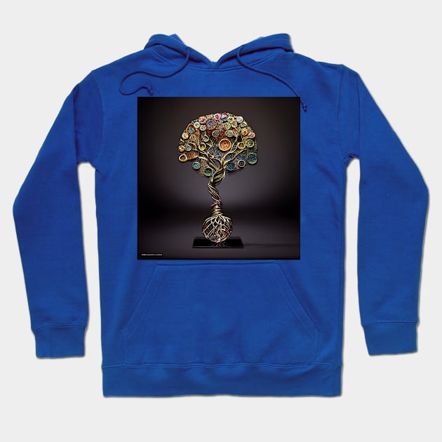 Yggdrasil World Tree of Life Hoodie by Grassroots Green